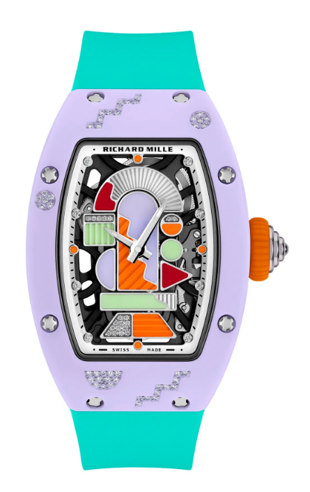 Review Richard Mille Replica Watch RM 07-01 Automatic Winding Coloured Ceramics Lavender Pink